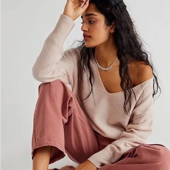 Free People Sweaters - Free People 100% Cashmere Harmony Sweater Size Small